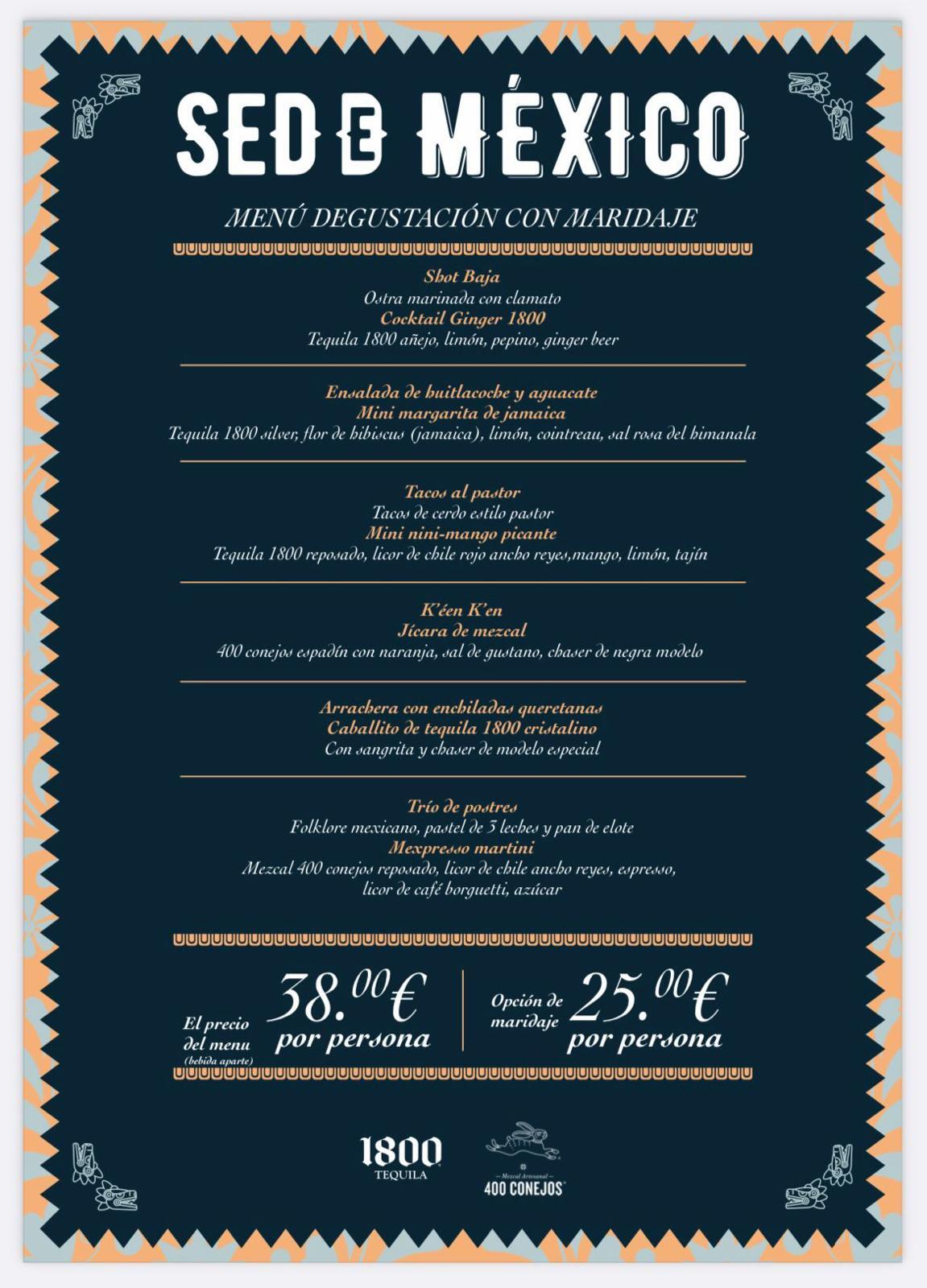 menú degustación sede méxico menu degustacion sevilla